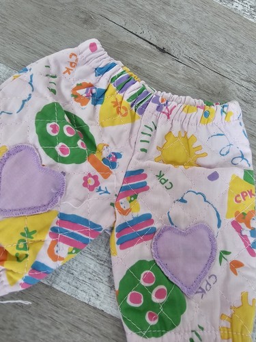 1991 Cabbage Patch Kids / Doll Fashion Separates White & Purple Pants CPK #35 - Bild 2 von 7