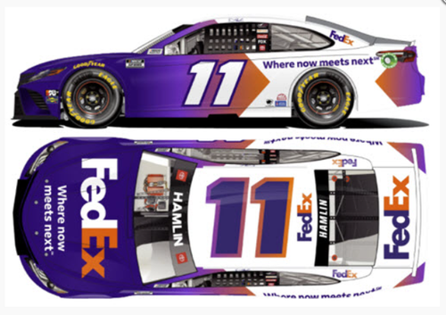 2021 #11 Denny Hamlin FedEx Where Now Meets Next 1/64 Action NASCAR Diecast NIB - Picture 3 of 3