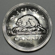 1952-2002-P Canadian Nickel 5cent Coin 50th Golden Jubilee QEII. Nice Coin!