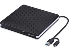 External CD DVD Drive USB 3.0 Writer Burner Player for PC Laptop Windows 11 10