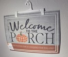 Pumpkin Welcome To The Patch Doormat Indoor Outdoor Rubber Backing 18 x 24 