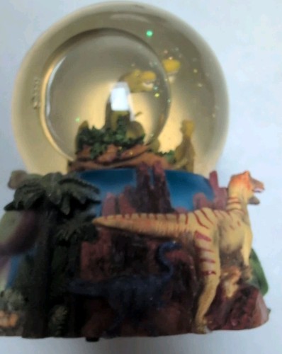 Dinosaurs Utah Souvenir 6" T-rex Stegosaurus Velociraptor Jurassic Snowglobe - Picture 4 of 24