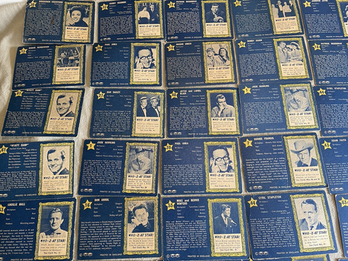 job lot over 40 cards A&BC Who Z at star, part set 1958 - Picture 13 of 17