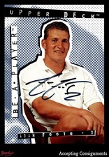 1994-95 Be A Player Autographs #2 Adam Foote PR /2400* AUTO