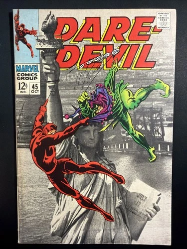 Daredevil #45 1968 Silver Age 1st Print Vintage Marvel Comics VG/Fine *A3