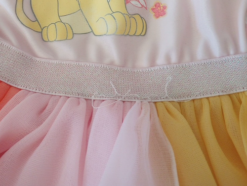 Disney The Lion King Nala Tutu Dress 2T Toddler Girl Tank Top Pink Orange - Picture 3 of 9