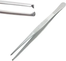 Blunt rat tooth forceps 6 inch stainless steel