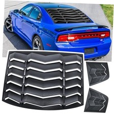 Rear Side Window Louver for Dodge Charger 2011-2024 SXT GT R/T Scat Matte Black