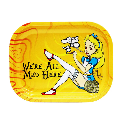 Small Smoke Arsenal Metal Rolling Tray With Cinderella Design 17.5cm x 13.5cm - Picture 2 of 12