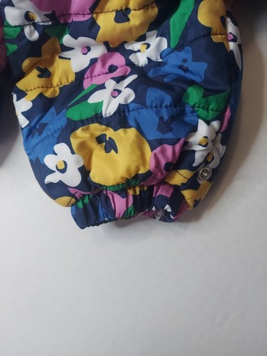 Neu mit Etikett First Impressions Baby Mädchen 12 Monate Schneeanzug mit Kapuze marineblau geblümt - Bild 8 von 11