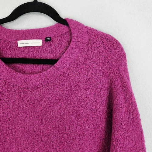 Sleeping On Snow Sweater Women Small Pink Anthropologie Wool Alpaca Blend Casual - Picture 2 of 13