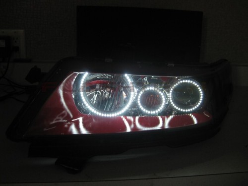 Kit de anillo de halo de faros LED blanco brillante para Acura TSX 04-08 - Imagen 5 de 6