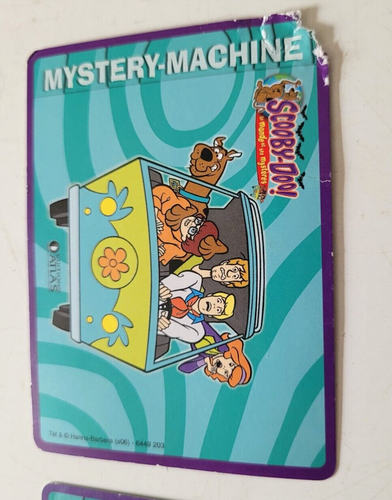 4 Cartes Mystery-Machine - Scooby-Doo Le Monde Et Ses Mystères - FR - Imagen 2 de 3