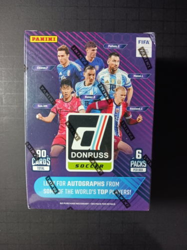 Tarjeta coleccionable de fútbol Panini Donruss 2024-25 caja bláster sellada de fábrica - Imagen 5 de 5