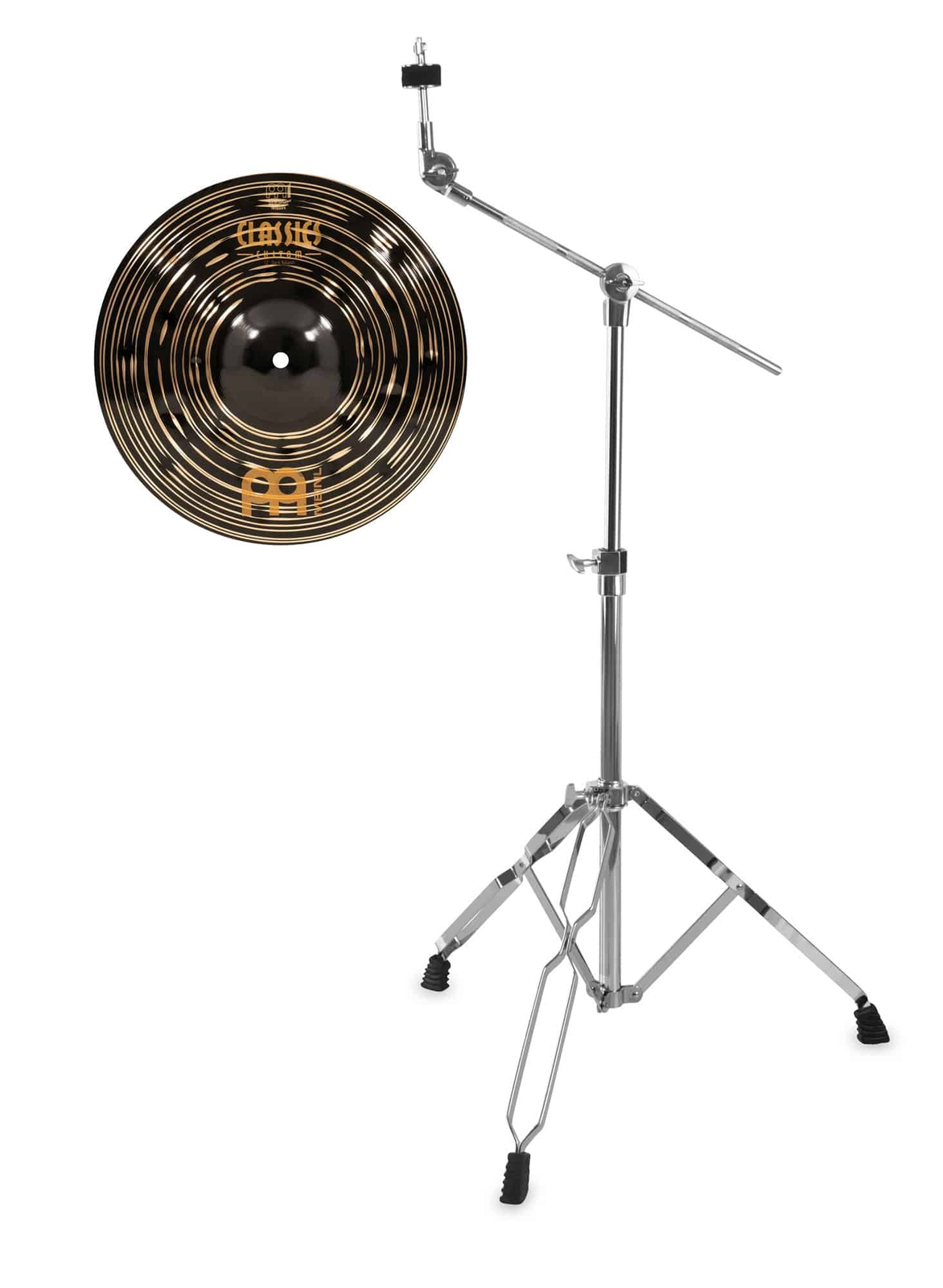 Набор тарелок Meinl Custom Dark Finish 12 Splash Becken Set B20 Galgen Beckenständer