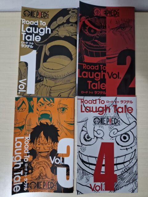 Booklet ROAD TO LAUGH TALE Vol 1-2-3-4 One Piece Japanese Weekly 30 31 32 34 Booklet ROAD TO LAUGH TALE Vol 1-2-3-4 One Piece Japanese Weekly 30 31 32 34