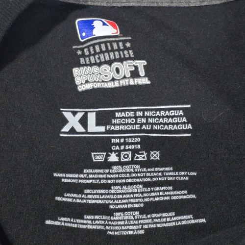 Genuine Merchandise T Shirt Large Black Houston Astros Graphic MLB Baseball - Picture 6 of 6