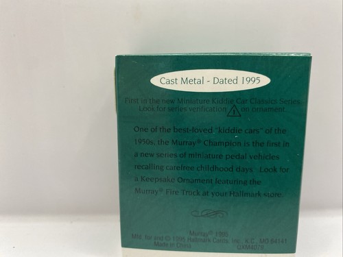 Hallmark Miniature Kiddie Car ornament Classics 1 Keepsake with box - Picture 3 of 5