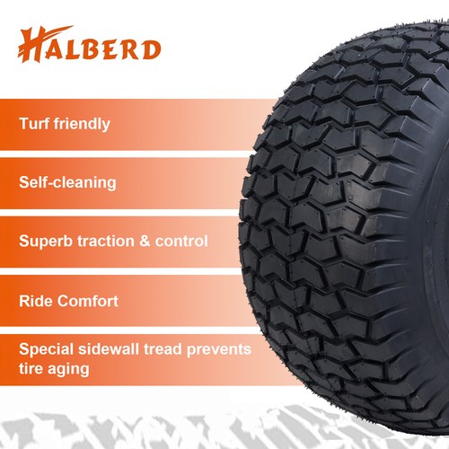 20x10-8 Lawn Mower Tire 20x10x8 4Ply Turf Mower Tire Heavy Duty Tubeless Replace - Picture 2 of 6