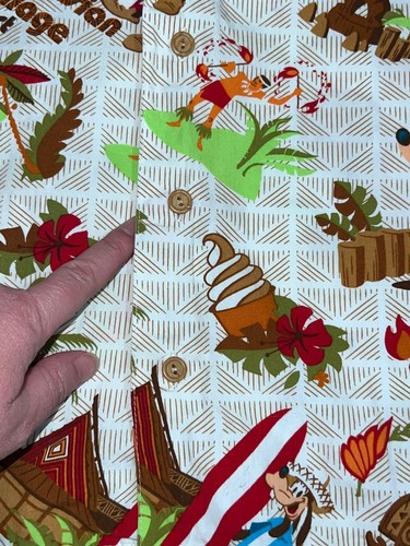 Disney Parks Polynesian Resort Button Up Shirt Kids Size Medium M See Photos - Picture 9 of 11