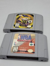 NINTENDO 64 GAMES buck bumble and NBA Courtside koby Bryan