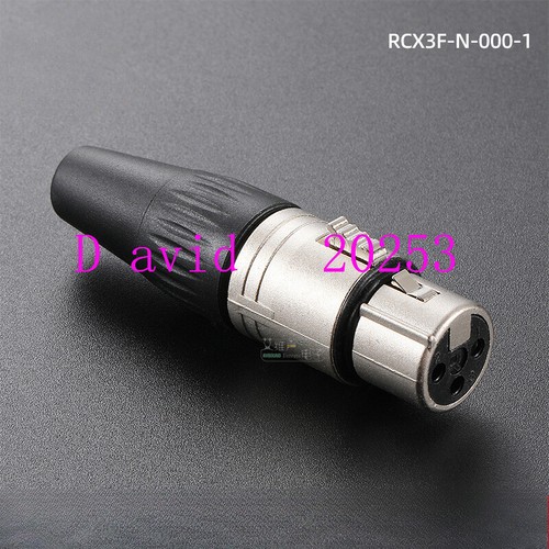 Microphone Male/female plug Microphone audio connector balances XLR cannon - Picture 12 of 26