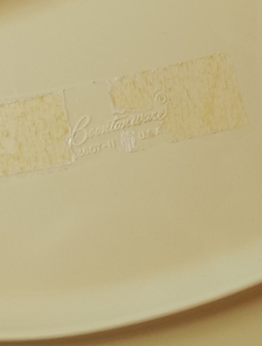 Vintage Boonton Melmac 11" Serving Platter Yellow - Picture 5 of 5