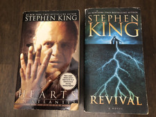 Hearts In Atlantis and Revival By Stephen King (Paperback) Very Good