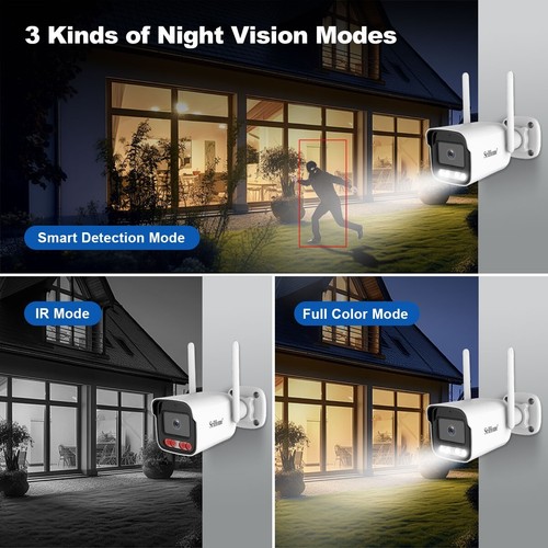 SH035-S wifi LED INFRAROSSI-LUMINOSI 5.0 Mp HD ONVIF P2P MicroSD Audio in/out - Imagen 7 de 16