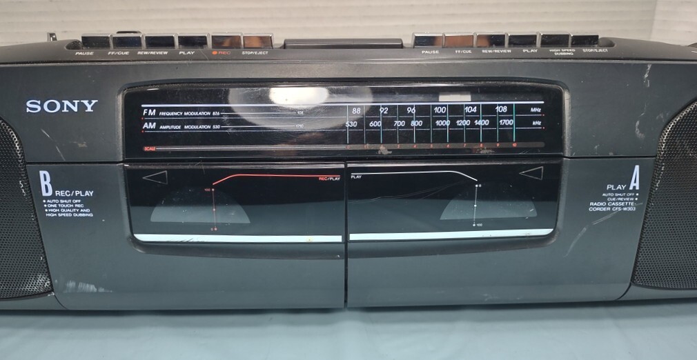 Sony CFS-W338 CD/Radio/Cassette Boombox for sale online | eBay