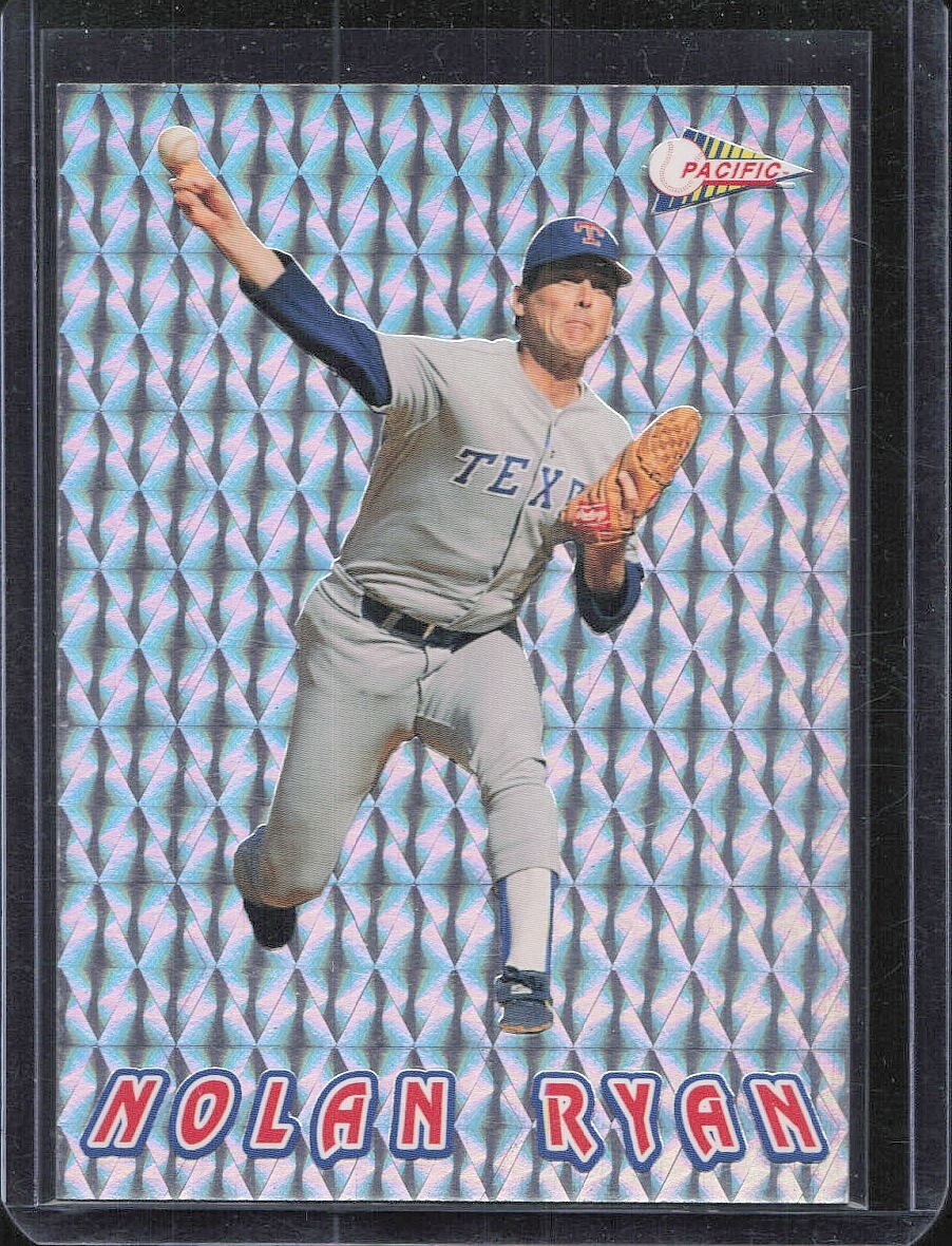 1993 Pacific Texas Express Nolan Ryan Prism 20 Texas Rangers