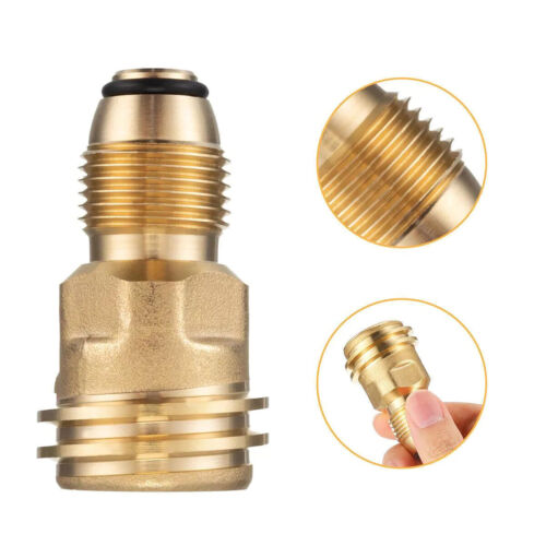 Brass Propane Tank Refill Adapter Converts For Barbecue Camping Stoves Accessory - Picture 15 of 15