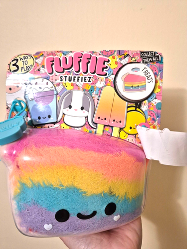 set of 2 Fluffie Stuffiez, Sky Pegasus and Treats Cake slice, new - Picture 4 of 6