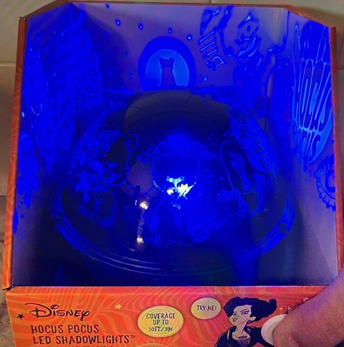 HOCUS POCUS Sanderson Sisters Shadow Light LED Rotating HALLOWEEN Projector NEW - 第 3/6 張圖片