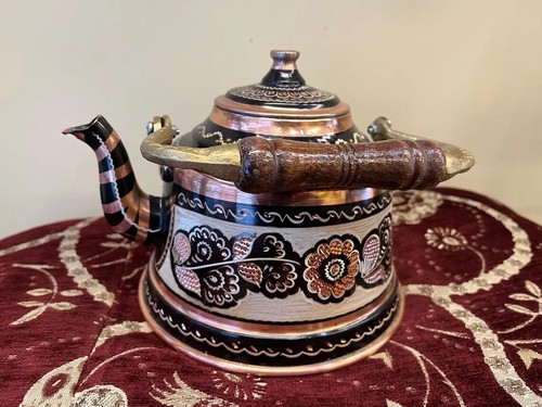 Copper Teapot Stovetop, Kettle Copper Teapot, Turkish Copper Teapot, Tea Kettle - Picture 6 of 9