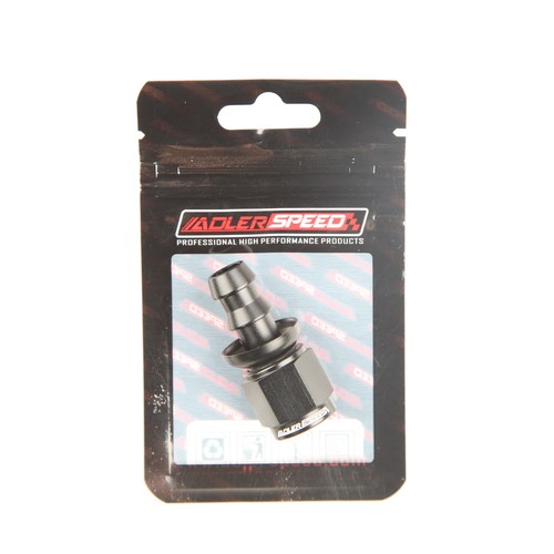 AN4 AN6 AN8 AN10 12 Straight 45/90 Deg Push on Lock Hose End Fitting Adapter US - Picture 23 of 53