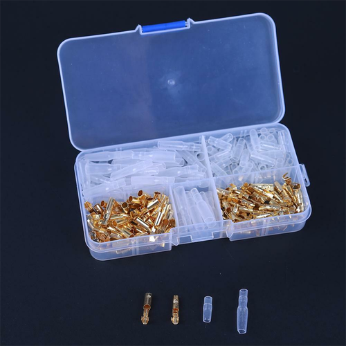 240Pcs 3.9mm Male Female Brass Bullet Kit Wire Connectors Insulation Cover - Picture 6 of 6