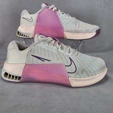 Nike Metcon 9 Womens Size 9 Crossfit Gym Lifting  White Pink DZ2537-100