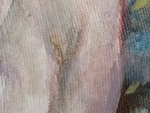 Nude Female Original oil painting On Canvas Unframed 36x36cm - Picture 10 of 22