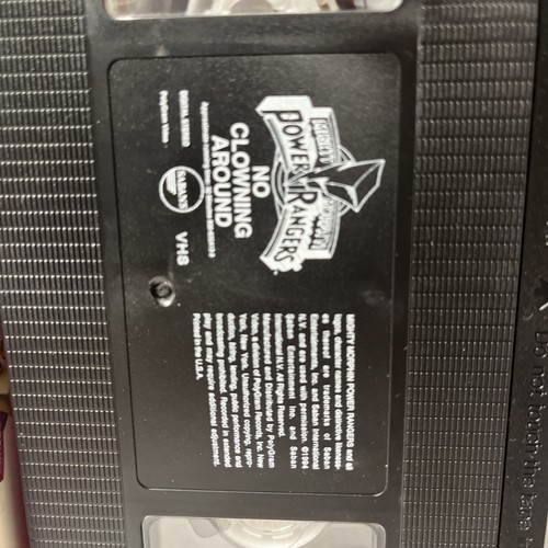 Mighty Morphin Power Rangers No Clowning Around VHS Tape Kimberly Interview Rare - Picture 5 of 7