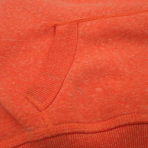 Vintage Superdry Hoodie Hooded Jumper Women Orange Cotton Au9 Size S - Picture 10 of 11
