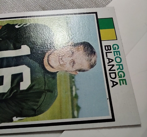 1973 Topps #25 George Blanda Oakland Raiders Stain Scratch - Picture 14 of 14