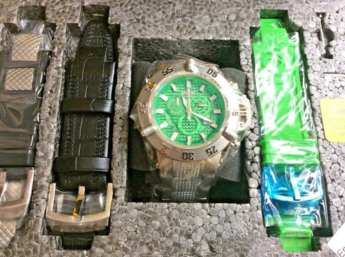 Invicta Aqua Noma Edición Limitada Múltiples Correas Hechas en Suiza Carcasa Antichoques - Imagen 2 de 12