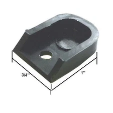 Sliding Shower Door Plastic Finger Pull - Pack of 2