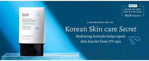belif Aqua Bomb SPF 45 Hydrating Niacinamide Sunscreen 50ml / 1.69 fl. oz. NEW - Picture 5 of 10