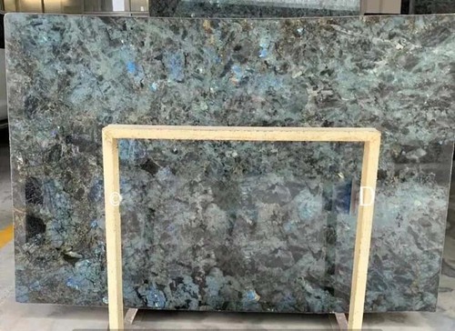 Labradorite Agate Table Top Counter Top Modern Decor Mystical Stone Healing Deco - Picture 4 of 6