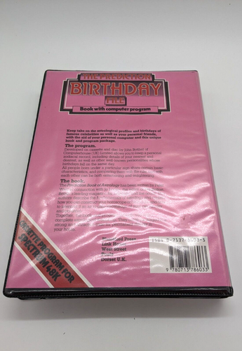 Prediction Birthday File by Blandford Software for Sinclair ZX Spectrum 48k 128k - Afbeelding 7 van 10