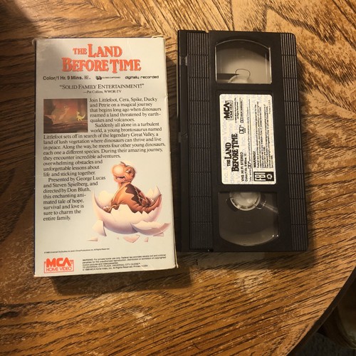 The Land Before Time (VHS) MCA Universal Perfect Condition - Picture 2 of 2