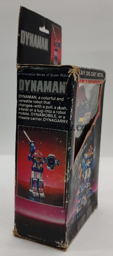 DYNAMAN ROBOT DIECAST METAL VINTAGE '80 NEW IN BOX - Picture 12 of 14