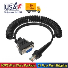 5M RS232 to RJ45 Barcode Scanner Cable For Honeywell 1900 1200G 1202G 1250G
